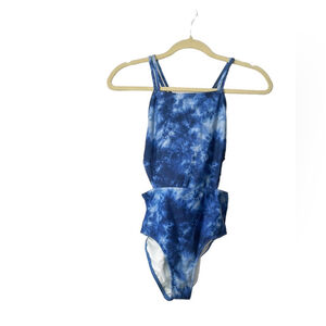 ABERCROMBIE & Fitch swimsuit tie dye cut out bathing suit sz 14/16 NWT